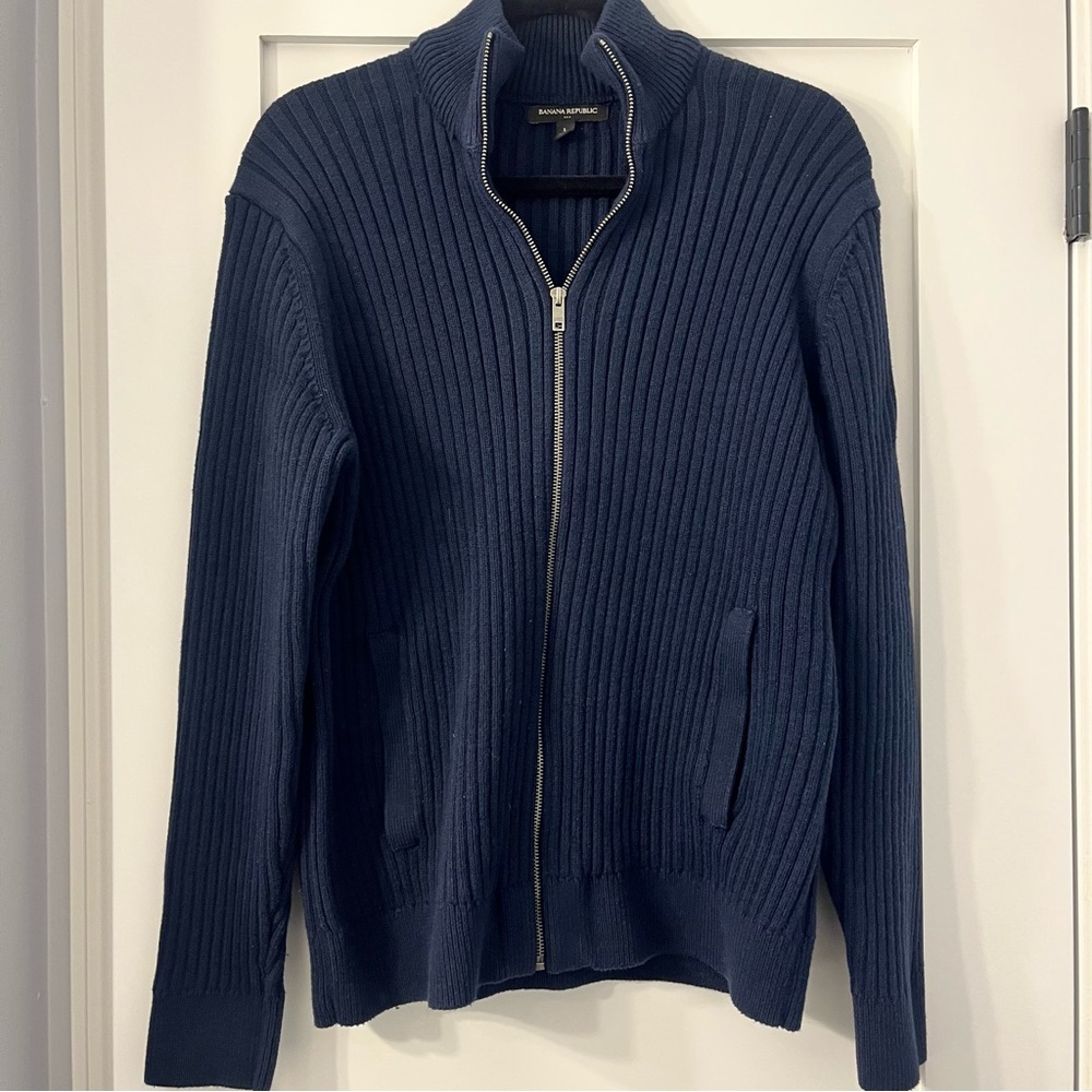 Banana Republic Factory Navy Blue Cardigan